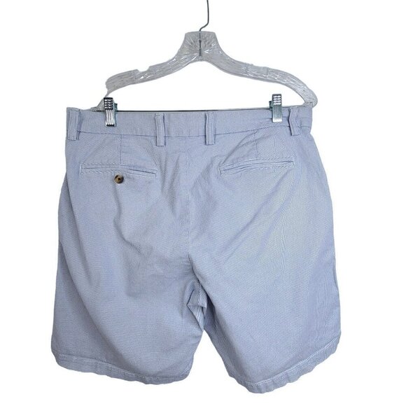 Old Navy Men's Ultimate Slim Micro-Stripe Chino Shorts Mini Blue Size 34 - Picture 4 of 8
